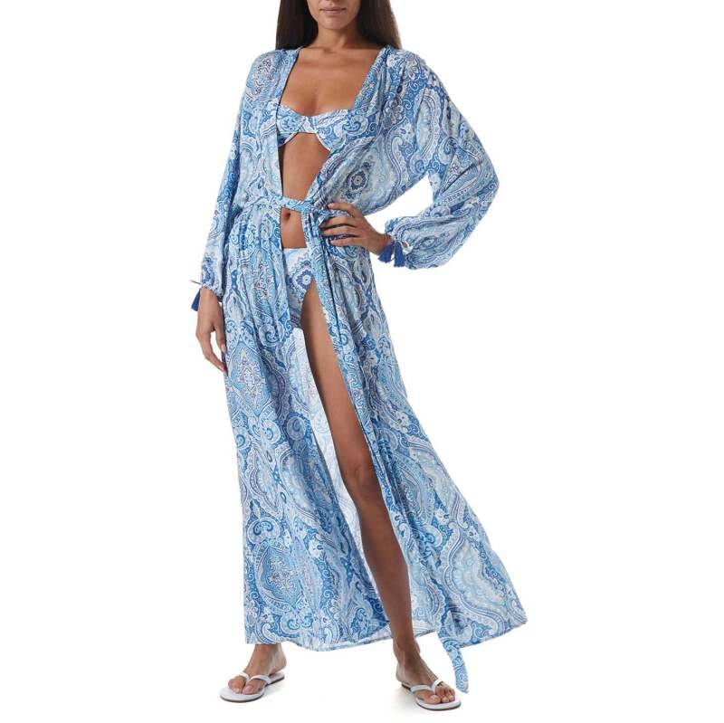 SALE Gabby Mantel Paisley Blue