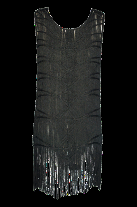 SALE Gehäkeltes Minikleid Mit Fransen