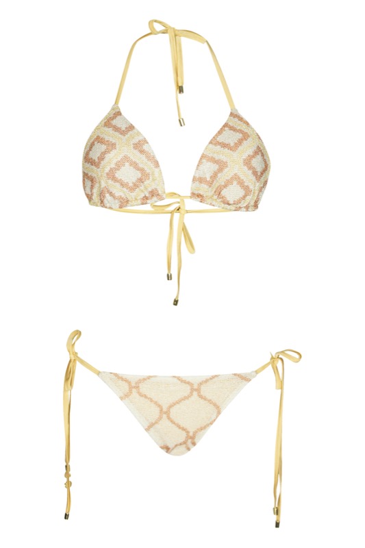 SALE Gold Trinity Padded Triangel Bikini
