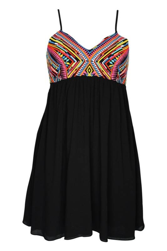 SALE Inca Michele Kleid mit Stickerei