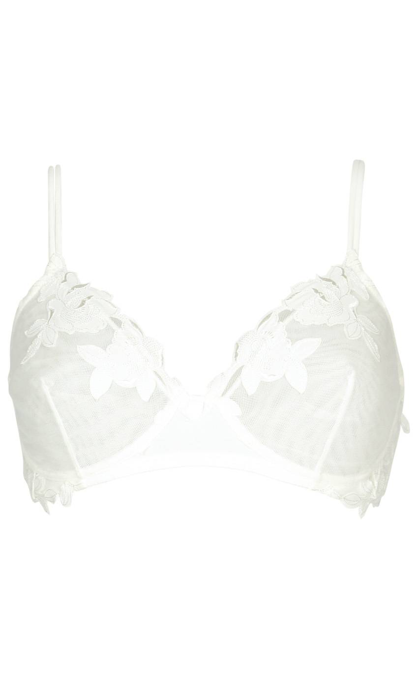 SALE Infea ungefütterter Triangel BH Off-White