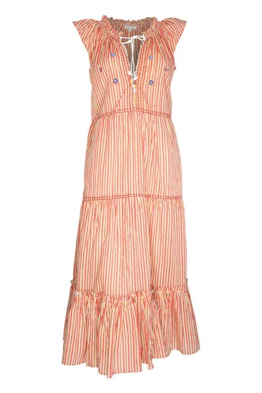 SALE Irma Midikleid rot