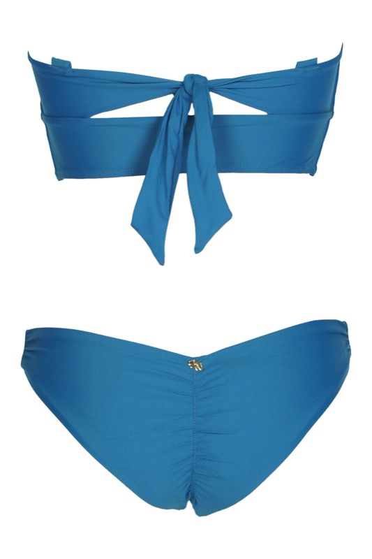 SALE Island Blue Padded Bandeau Bikini