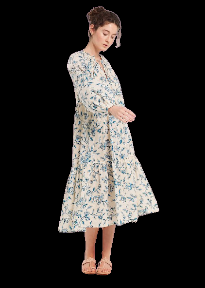 SALE Jaya Birdsong Kleid Off-White