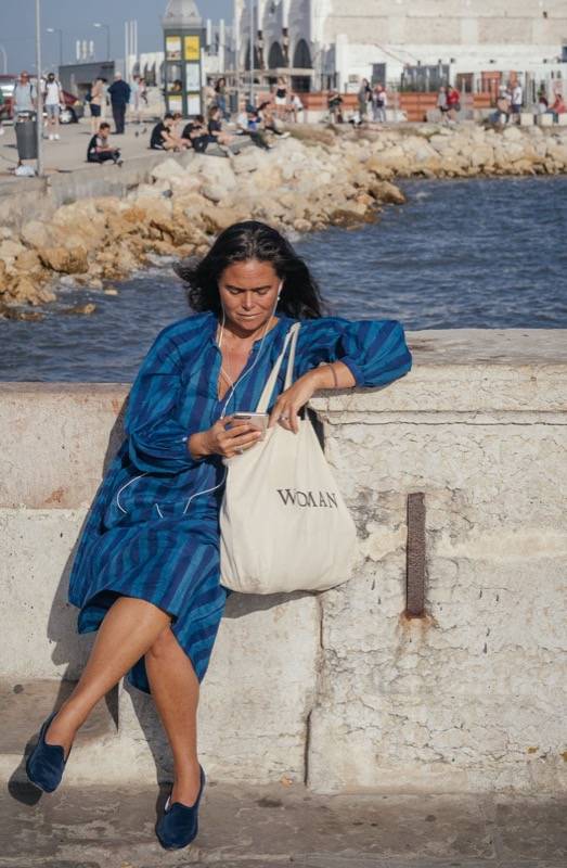 SALE Jaya Riviera Kleid Blau