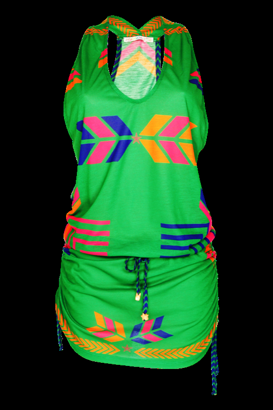 SALE Jerseykleid Navajo in grün