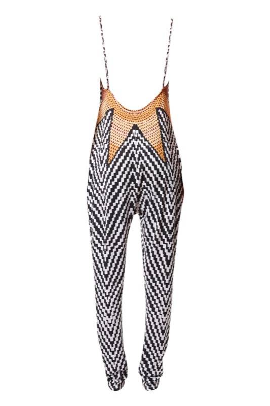 SALE Jumpsuit Im Musterprint