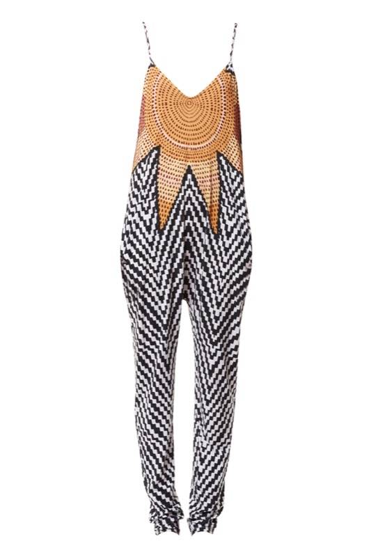SALE Jumpsuit im Musterprint