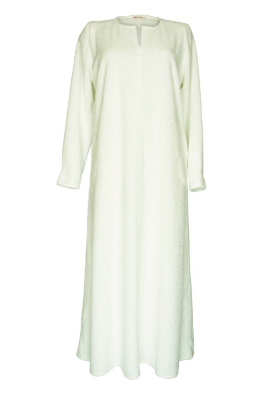 SALE Kaftan Aus Microfaser In Weiß