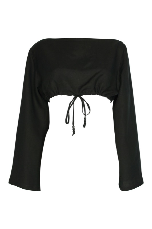 SALE Leinen Crop Top