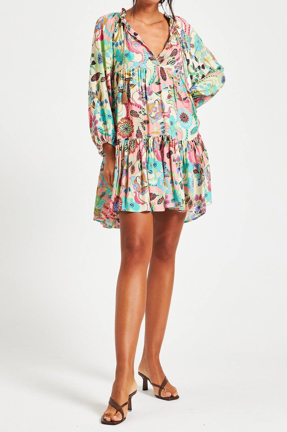 SALE Luana Mini Kaftan Tropic