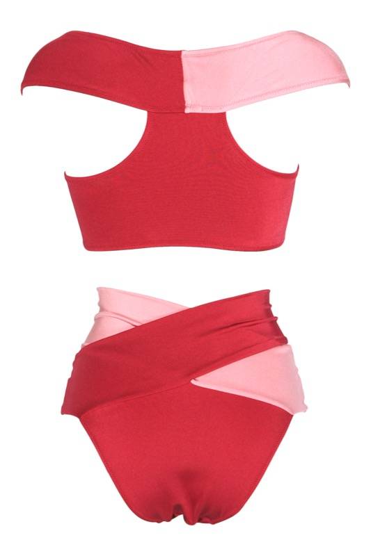 SALE Lucette Bikini Rosa/Bordeaux