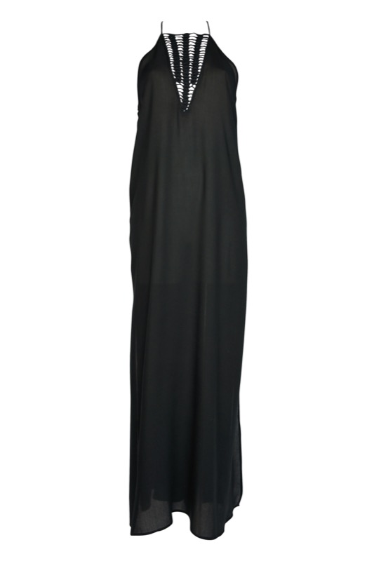 SALE Makawao Maxikleid Black