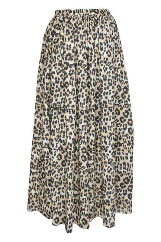 SALE Maxirock Mit Leo-Print