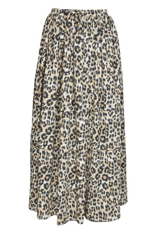 SALE Maxirock Mit Leo-Print