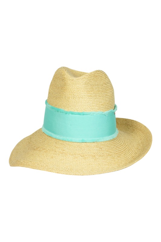 SALE McKenna Strandhut in Natur/Türkis