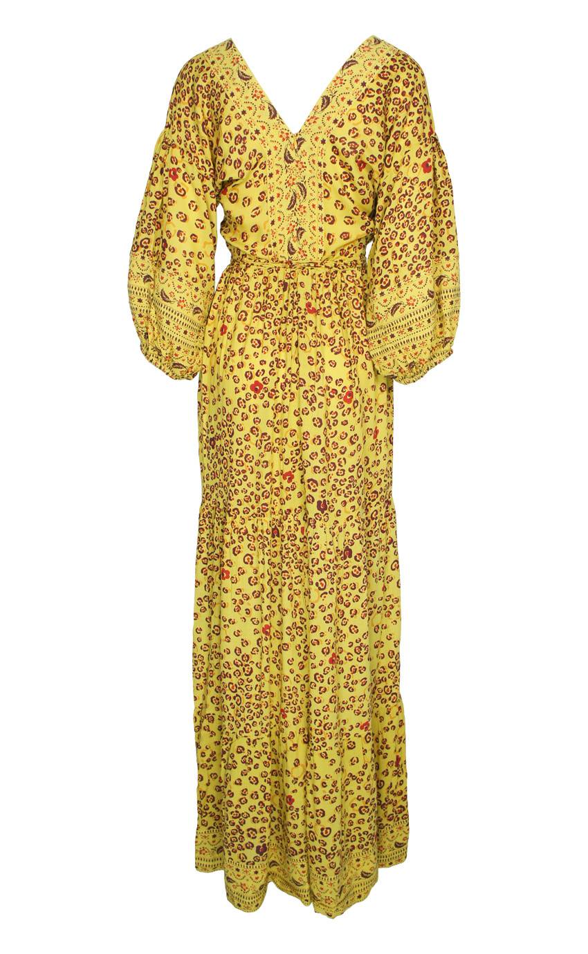 SALE Mia Maxikleid Gelb