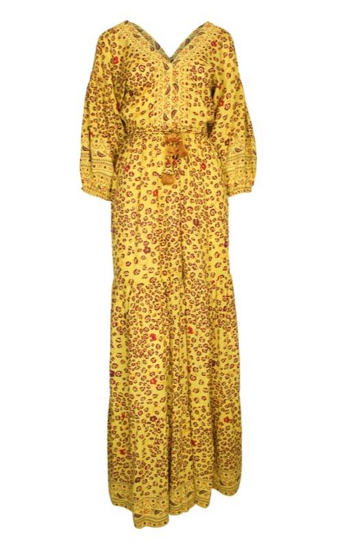 SALE Mia Maxikleid Gelb