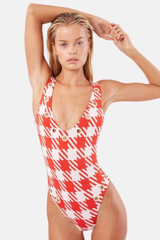 SALE Michelle Badeanzug In Orange