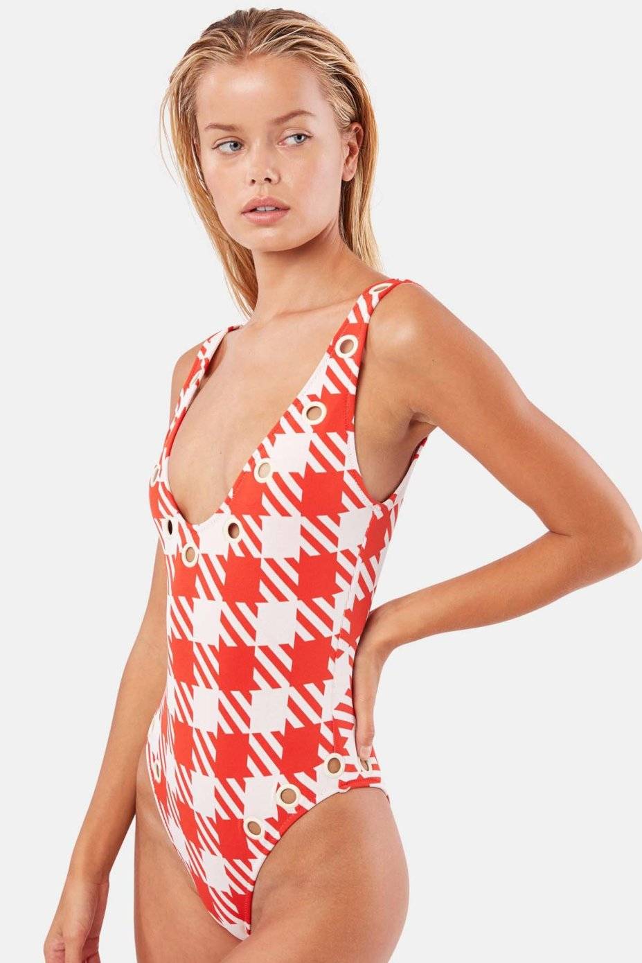 SALE Michelle Badeanzug In Orange