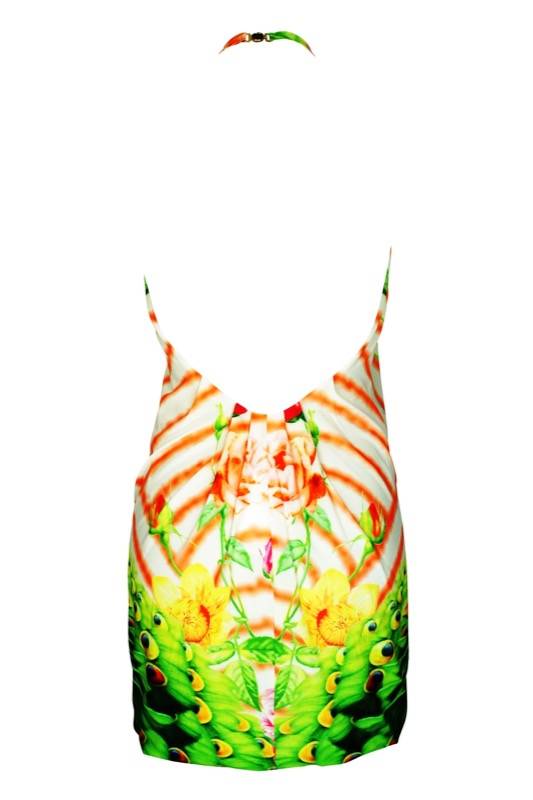 SALE Mini Dress Mit Blumenprint In Weiß