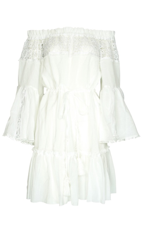 SALE Minikleid Mit Spitzendetails