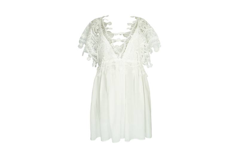 SALE Minikleid Weiß