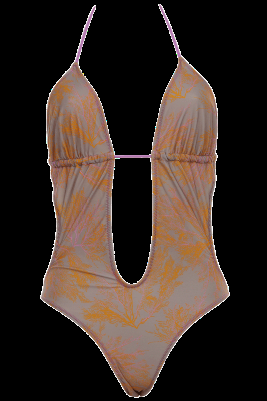 SALE Monokini Pink Orange