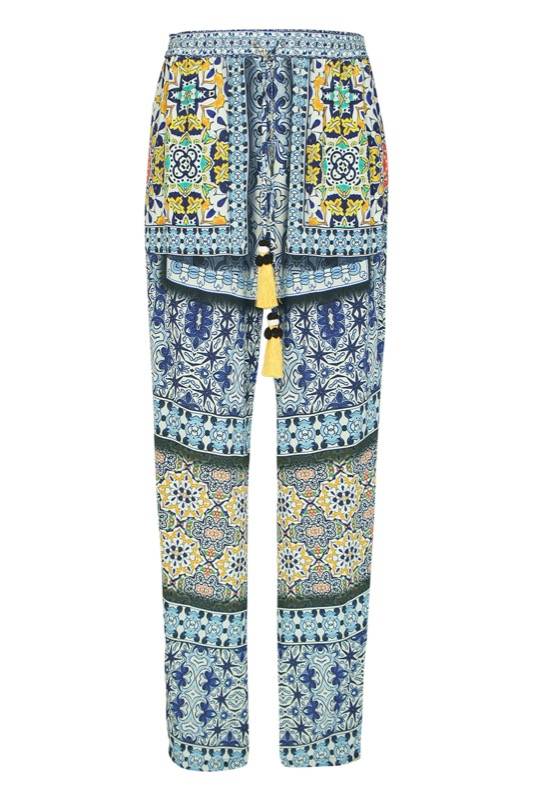 SALE Mosaik Hose mit Quasten