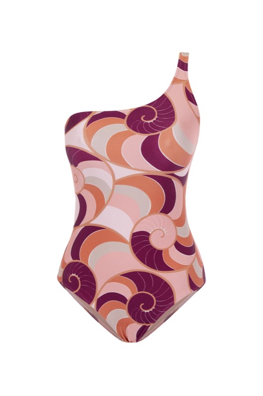 SALE Nautlius Asymmetrischer Badeanzug