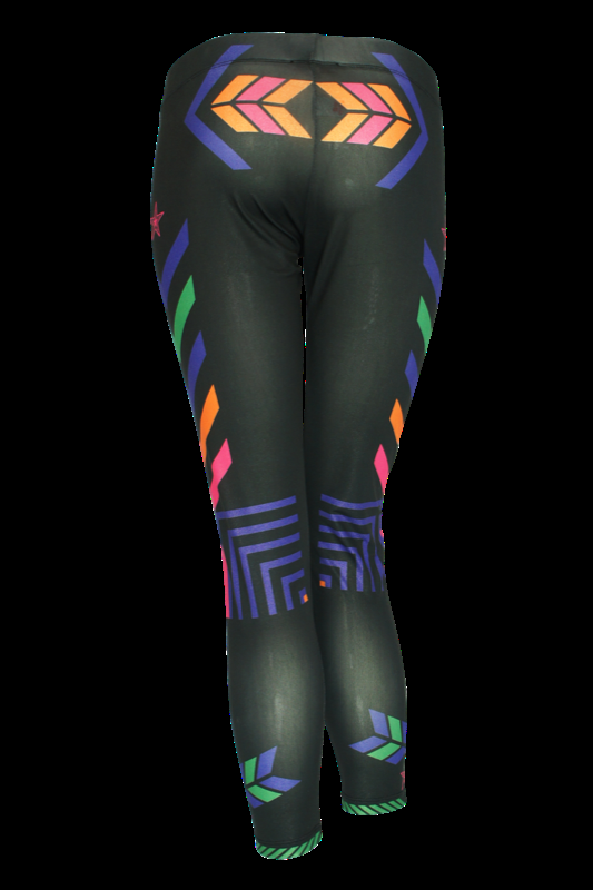 SALE Navajo Leggings In Schwarz
