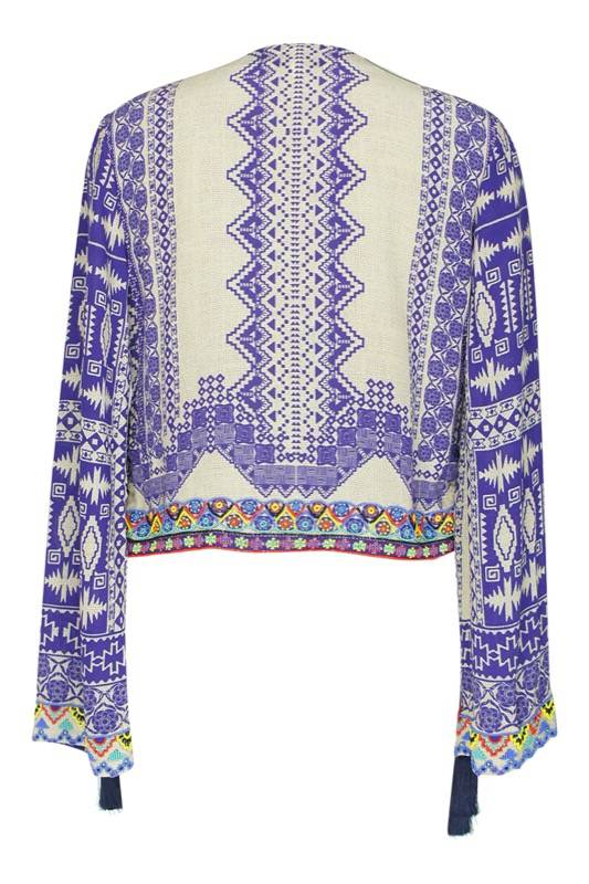 SALE Navajo Top Mit Perlenstickerei