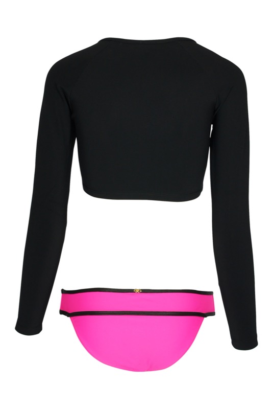 SALE Neo Zip Swimtop Mit Bikinihose