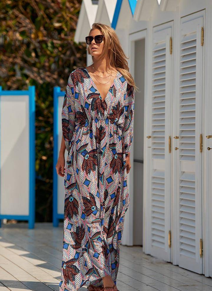 SALE Nicola Maxikaftan In Boho