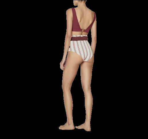 SALE Nugui Bikini Bordeaux