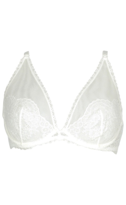 SALE Opportuni ungefügerer Bügel BH Off-White