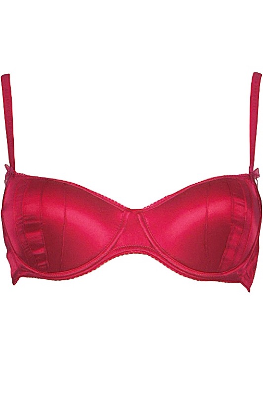 SALE Padded Balconnet BH aus Seide