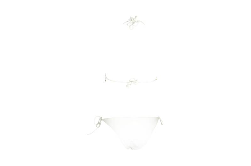 SALE Padded Triangel Bikini Weiß