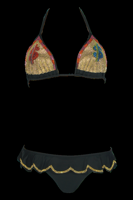 SALE Padded Triangle Bikini Dollar