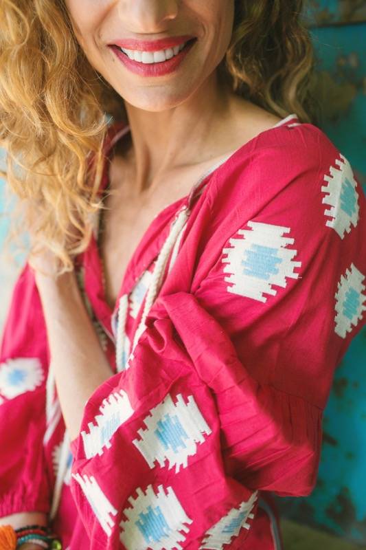 SALE Peru Kaftan Rot