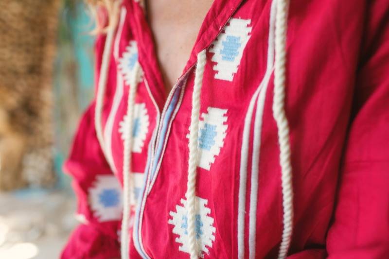 SALE Peru Kaftan Rot