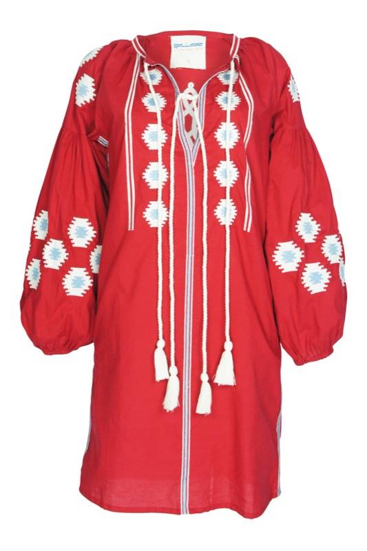 SALE Peru Kaftan rot