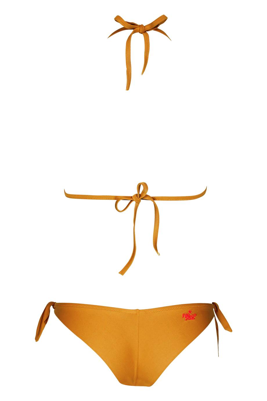 SALE Push Up Bikini In Braun Mit Perlenstickerei