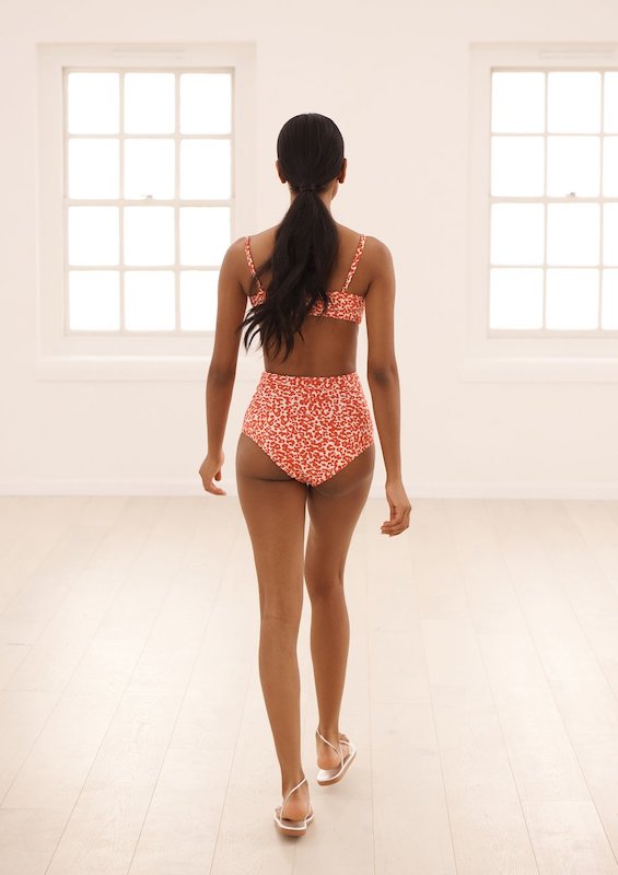 SALE Regan Padded Bügel Bikini Dotty Rouge