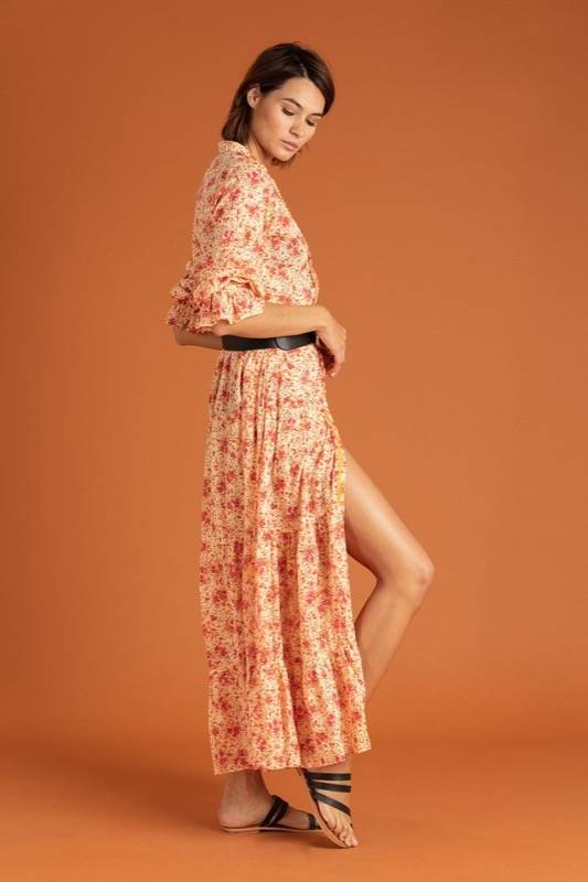 SALE Rita Maxikleid Gelb