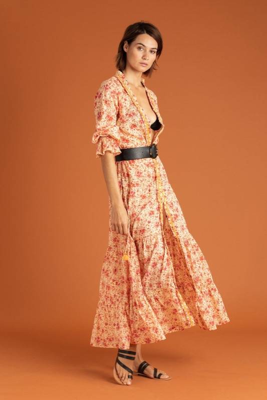 SALE Rita Maxikleid Gelb