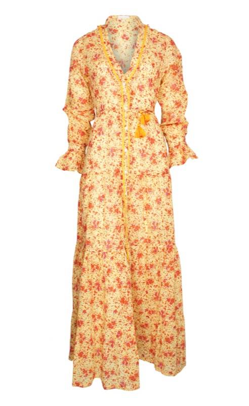 SALE Rita Maxikleid Gelb