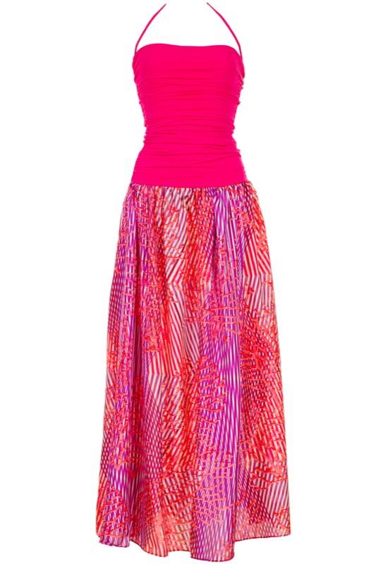 SALE Robe Angelina Bandeau Maxikleid Aus Seide