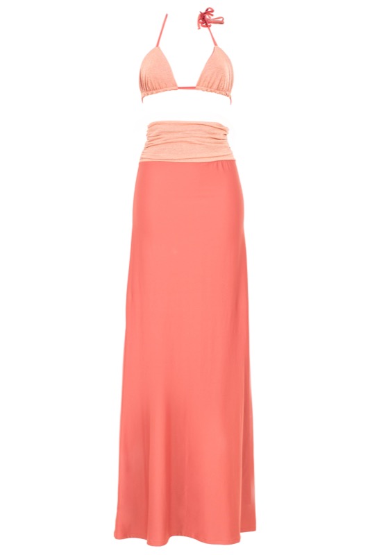 SALE Robe Playa Bandeau Maxikleid