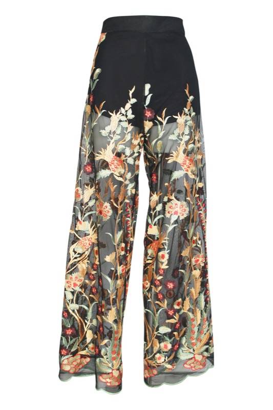 SALE Rose Boheme bestickte Hose